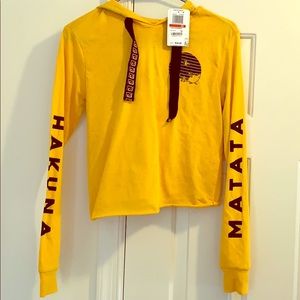 Crop T-Shirt Disney Hoodie